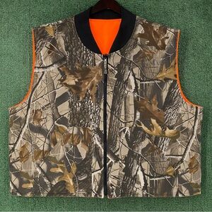Mad Dog Gear Realtree Hardwoods Bark Camo Camouflage Zip Vest Men’s Size 3XL